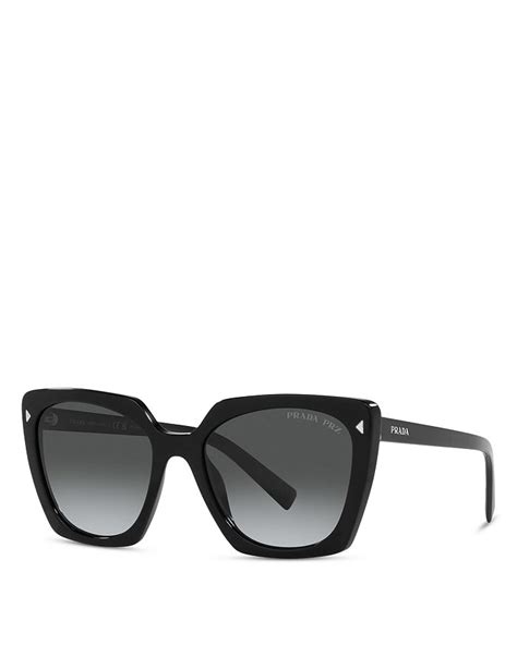 Prada Low Bridge Fit Square Sunglasses .